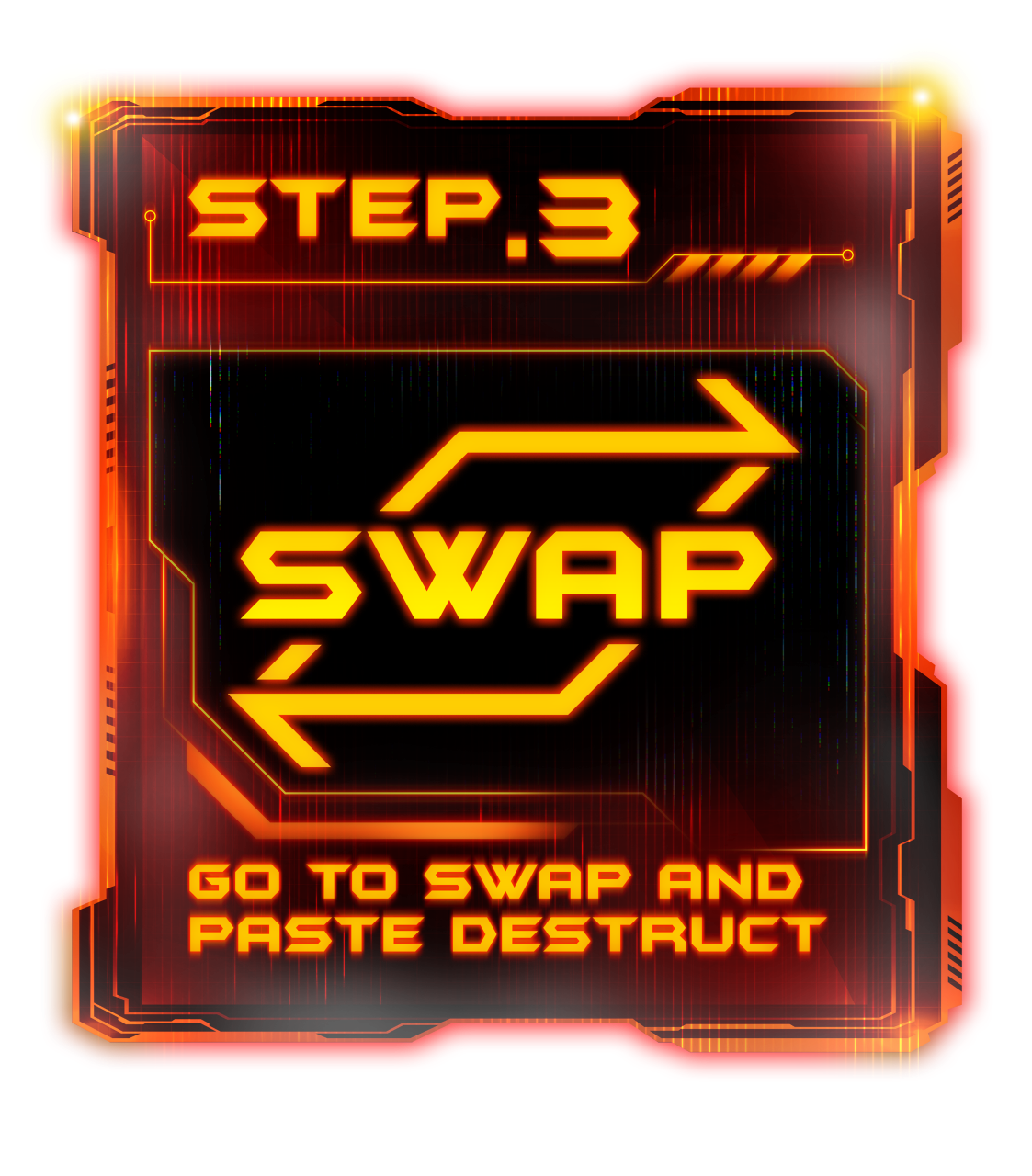 Step 3: Swap for $DESTRUCT